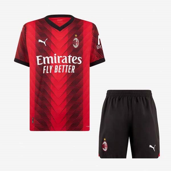 Trikot AC Milan Heim Kinder 2023-2024